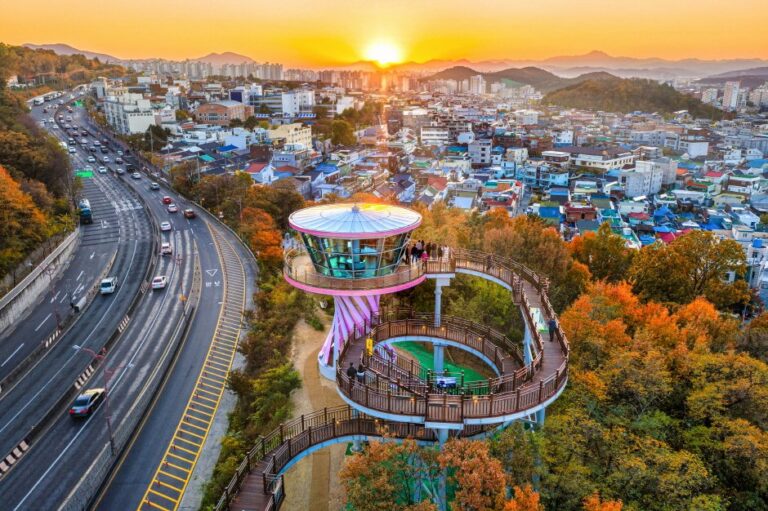 [Daegu] Observatorio del Atardecer del Monte Apsan (앞산 해넘이전망대)
