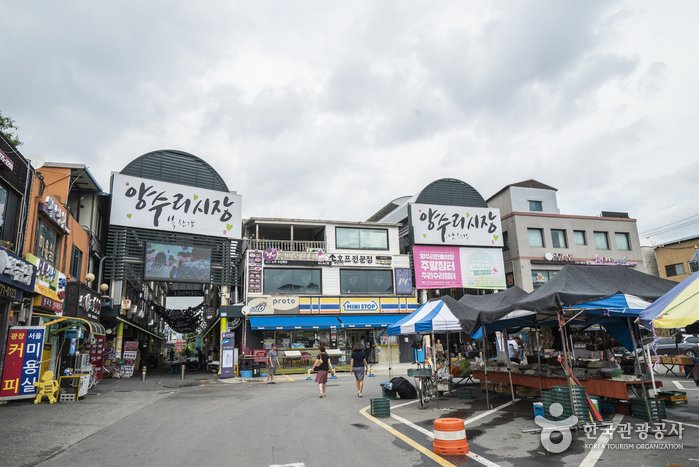 [Gyeonggi-do] Mercado de Yangsu y Mercado Tradicional de Yangsu-ri (양수장 / 양수리전통시장 (1, 6 일))