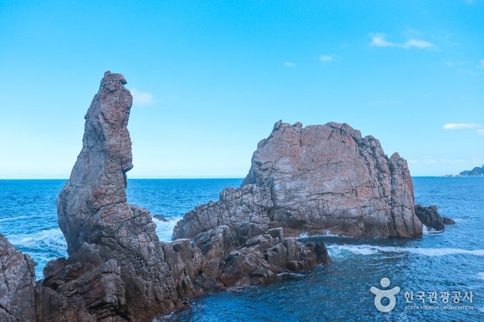 [Gangwon-do] Sendero de la Cueva Yonggul y la Roca Chotdaebawi de Chogok (초곡 용굴촛대바위길)
