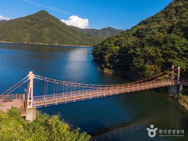[Chungcheongbuk-do] Puente Colgante del Sendero Jongdaengi-gil del Lago Chungju  (충주호 종댕이길 출렁다리)
