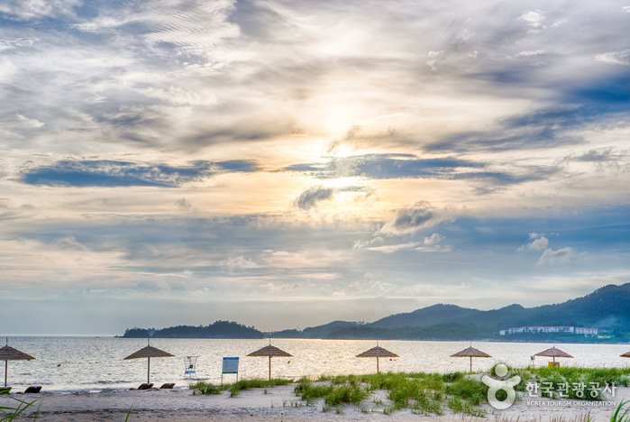 [Jeollanam-do] Playa Ujeon de la Isla Jeungdo (증도 우전해수욕장)