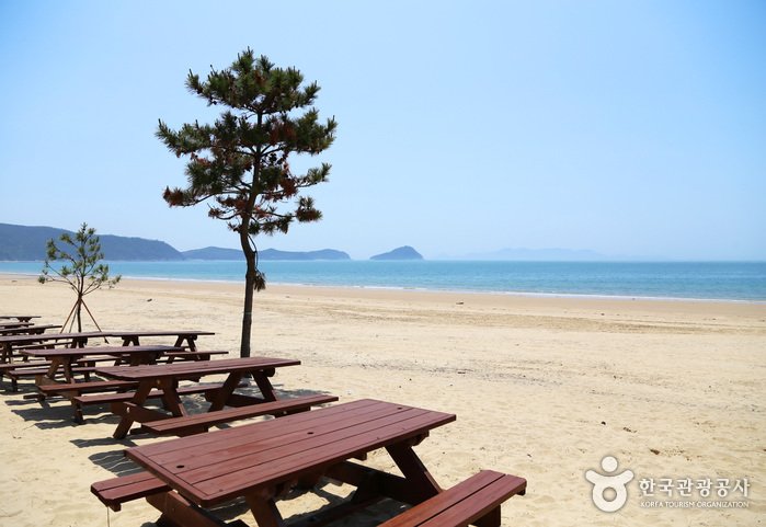 [Jeollanam-do] Playa Sinji Myeongsasimni (신지명사십리해수욕장)